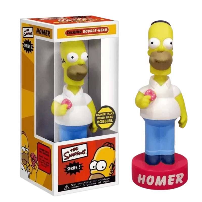 Wacky Wobler - The Simpsons - Series 5 - Homer with Donut
