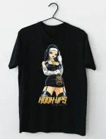 Hook-Ups Skateboard Rebel Nun T-Shirt 1